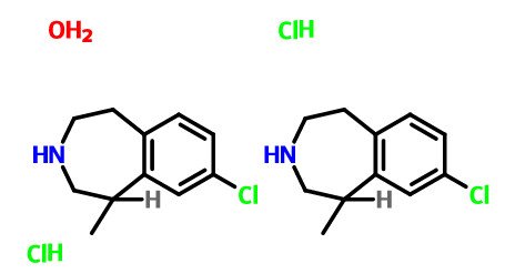 右旋氯卡色林盐酸盐半水合物,R-Lorcaserin hydrochloride hemihydrate