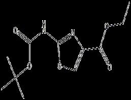 N-boc-1-氨基噻唑-4-甲酸乙酯,ethyl 2-(tert-butoxycarbonylamino)thiazole-4-carboxylate