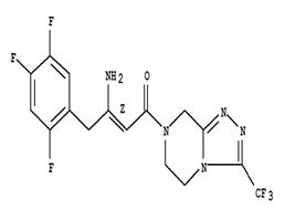 (Z)-3-amino-1-(3-(trifluoromethyl) -5,6-dihydro-[1,2,4]triazolo[4,3-a] pyrazin-7(8H)-yl)-4-(2,4,5- trifluorophenyl)but-2-en-1-one