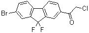1-(7-broMo-9,9-difluoro-9H-fluoren-2-yl)-2-chloro-Ethanone