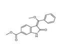 (3E)-2,3-Dihydro-3-(methoxyphenylmethylene)-2-oxo-1H-indole-6-carboxylic acid methyl ester