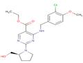 (S)-4-(3-chloro-4- MethoxybenzylaMino)-5- ethoxycarbonyl-2-(2-hydroxyMethyl -1-pyrrolidinyl)pyriMidine pictures