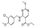 4-(3-Chloro-4-methoxy-benzylamino) -2-methylsulfanyl-pyrimidine- 5-carboxylic acid ethyl ester