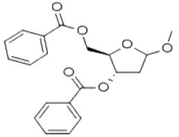 Methyl-2-deoxy-D-erythro -pentofuranoside dibenzoate