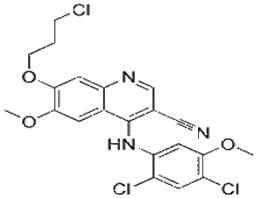 7-(3-Chloropropoxy)-4-[(2,4-dichloro-5-methoxyphenyl)amino]-6-methoxy-3-quinolinecarbonitrile