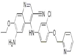 6-amino-4-(3-chloro-4-(pyridin-2-ylmethoxy)phenylamino)-7-ethoxyquinoline-3-carbonitrile