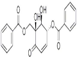(4R,5S,6S)-4-(Benzoyloxy)-6-[(benzoyloxy)methyl]-5,6-dihydroxy-,2-cyclohexen-1-one