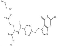N-[4-[2-(2-Amino-4,7-dihydro-4-oxo-3H-pyrrolo[2,3-d]pyrimidin-5-yl)ethyl]benzoyl]-L-glutamic acid disodium salt hydrate