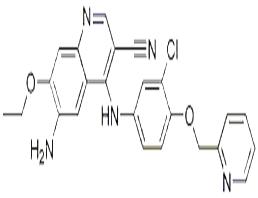 6-amino-4-[3-chloro-4-(2-pyridylmethoxy)anilino]-7-ethoxy-quinoline-3-carbonitrile