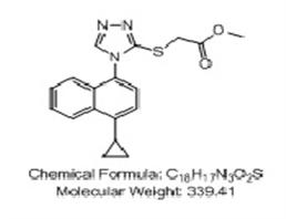 2-[[4-(4-cyclopropyl-1-naphthalenyl)-4H-1,2,4-triazol-3-yl]thio]-,methyl ester