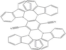 2,3,5,6-tetrakis(carbazol-9-yl)-1,4-dicyanobenzene