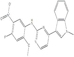 N-(4-fluoro-2-Methoxy-5-nitrophenyl)-4-(1-Methylindol-3-yl)pyriMidin-2-aMine