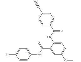 N-(5-Chloro-2-pyridinyl)-2-[(4-cyanobenzoyl)amino]-5-methoxybenzamide
