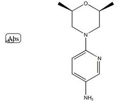 6-((2R,6S)-2,6-dimethylmorpholino)pyridin-3-amine hydrochloride