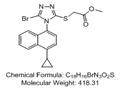 methyl2-(5-bromo-4-(4-cyclopropylnaphthalen-1-yl)-4H-1,2,4-triazol-3-ylthio)acetate