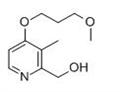2-Hydroxymethyl-3-methyl-4-(3-methoxy propanoxyl)pyridine