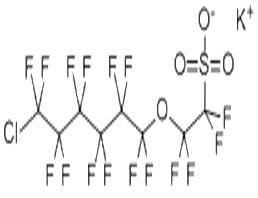 2-[(6-chloro-1,1,2,2,3,3,4,4,5,5,6,6-dodecafluorohexyl)oxyl]-1,1,2,2-tetrafluoroethanesulfonic acid,potassium salt