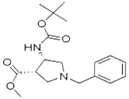 cis-Methyl 1-benzyl-4-(tert-butoxycarbonylaMino)-pyrrolidine-3-carboxylate