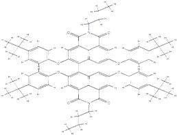 N,N-dibutyl-5,6,12,13-tetrakis(4-(1,1-dimethylethyl)phenoxy)- 3,4,9,10-perylenedicarboximide