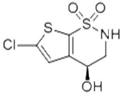 (S)-6-CHLORO-1,1-DIOXO-1,2,3,4-TETRAHYDRO-1LAMBDA*6*-THIENO[3,2-E][1,2]THIAZIN-4-OL
