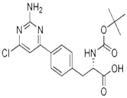 L-Phenylalanine, 4-(2-aMino-6-chloro-4-pyriMidinyl)-N-[(1,1-diMethylethoxy)carbonyl]-