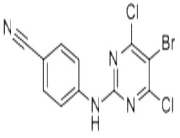 BENZONITRILE, 4-[(5-BROMO-4,6-DICHLORO-2-PYRIMIDINYL)AMINO]-