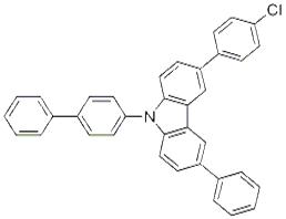 9-(biphenyl-4-yl)-3-(4-chlorophenyl)-6-phenyl-9H-carbazole