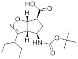 (3aR,4R,6S,6aS)-4-(tert-butoxycarbonylaMino)-3-(pentan-3-yl)-4,5,6,6a-tetrahydro-3aH-cyclopenta[d]isoxazole-6-carboxylic acid