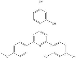 4,4'-[6-(4-methoxy-phenyl)-[1,3,5]triazine-2,4-diyl]-bis-benzene-1,3-diol