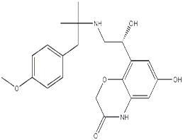 6-Hydroxy-8-[(1R)-1-hydroxy-2-[[2-(4-methoxyphenyl)-1,1-dimethylethyl]amino]ethyl]-2H-1,4-benzoxazin-3(4H)-one