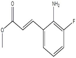 (2E)-3-[2-amino-3-fluorophenyl]-propenoic acid methyl ester