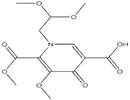 1-(2,2-diMethoxyethyl)-5-Methoxy-6-(Methoxycarbonyl)-4-oxo-1,4-dihydropyridine-3-carboxylic acid
