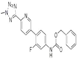 CarbaMic acid, N-[3-fluoro-4-[6-(2-Methyl-2H-tetrazol-5-yl)-3-pyridinyl]phenyl]-, phenylMethyl ester