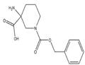 1-((BENZYLOXY)CARBONYL)-3-AMINOPIPERIDINE-3-CARBOXYLIC ACID pictures