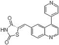 5-[[4-(4-Pyridinyl)-6-quinolinyl]methylene]-2,4-thiazolidenedione pictures