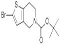 TERT-BUTYL 2-BROMO-6,7-DIHYDROTHIENO[3,2-C]PYRIDINE-5(4H)CARBOXYLATE pictures