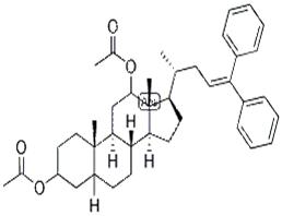 3,12-DIACETOXY-BIS-NOR-CHOLANYLDIPHENYLETHYLENE