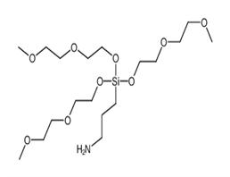 3-[tris[2-(2-methoxyethoxy)ethoxy]silyl]propan-1-amine
