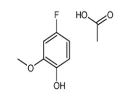 acetic acid,4-fluoro-2-methoxyphenol