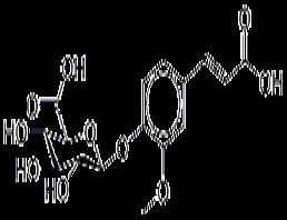 4-(2-Carboxyethenyl)-2-Methoxyphenyl β-D-Glucopyranosiduronic Acid