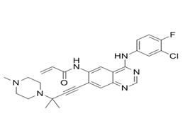 N-[4-(3-chloro-4-fluoroanilino)-7-[3-methyl-3-(4-methylpiperazin-1-yl)but-1-ynyl]quinazolin-6-yl]prop-2-enamide