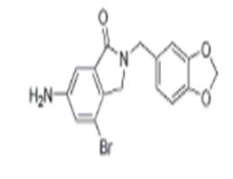 1H-Isoindol-1-one, 6-aMino-2-(1,3-benzodioxol-5-ylMethyl)-4-broMo-2,3-dihydro-