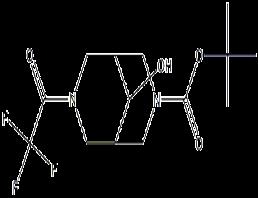 tert-butyl 9-hydroxy-7-(2,2,2-trifluoroacetyl)-3,7-diaza-bicyclo[3.3.1]nonane-3-carboxylate