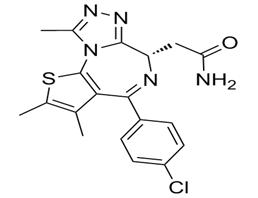 6H-?Thieno[3,?2-?f]?[1,?2,?4]?triazolo[4,?3-?a]?[1,?4]?diazepine-?6-?acetamide, 4-?(4-?chlorophenyl)?-?2,?3,?9-?trimethyl-?, (6S)?-