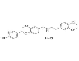 N-[[4-[(6-chloropyridin-3-yl)methoxy]-3-methoxyphenyl]methyl]-2-(3,4-dimethoxyphenyl)ethanamine,hydrochloride