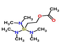 2-[Tris(dimethylamino)silyl]ethyl acetate