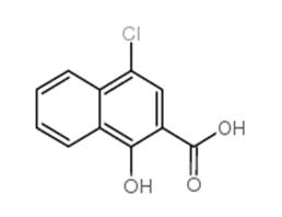 	4-chloro-1-hydroxynaphthalene-2-carboxylic acid