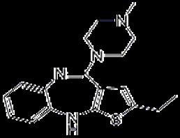 2-ethyl-4-(4-Methyl-1-piperazinyl)- 10H-Thieno[2,3-b][1,5]benzodiazepine