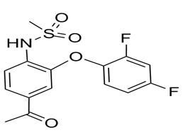 N-[4-acetyl-2-(2,4-difluorophenoxy)phenyl]methanesulfonamide