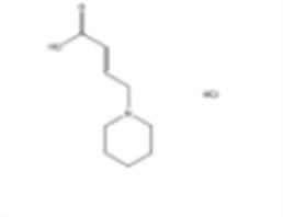 2-Butenoic acid, 4-(1-piperidinyl)-, hydrochloride (1:1), (2E)-